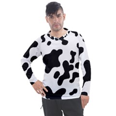 Cow Pattern Men s Pique Long Sleeve T-shirt