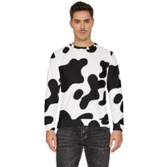 Cow Pattern Men s Fleece Sweatshirt