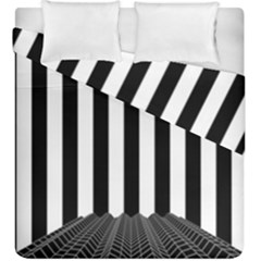 Stripes Geometric Pattern Digital Art Art Abstract Abstract Art Duvet Cover Double Side (king Size)