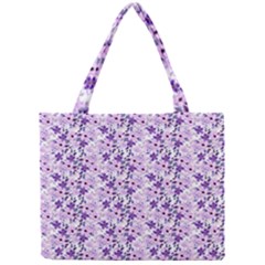 Purple Flowers 001 Mini Tote Bag