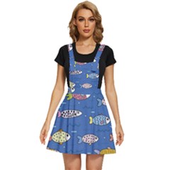 Sea Fish Blue Submarine Animals Patteen Apron Dress