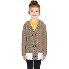 Gold Silver And Bronze Medals Motif  Seamless Pattern2 Wb Kids  Double Breasted Button Coat