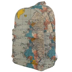 Vintage World Map Classic Backpack