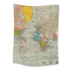 Vintage World Map Medium Tapestry
