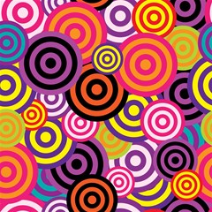 abstract circles background retro