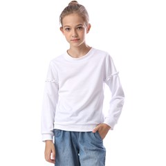 Kids  Long Sleeve T-Shirt with Frill  Icon