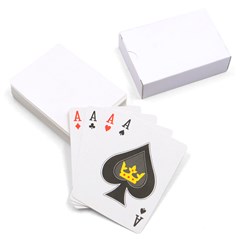 Playing Cards Single Design (Rectangle) with Custom Box Icon