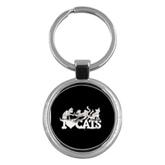 Catz Key Chain (round)