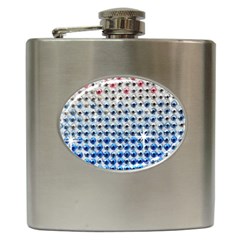 Rainbow Colored Bling Hip Flask by artattack4all