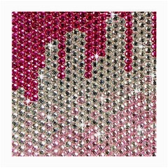 Mauve Gradient Rhinestones  Twin-sided Large Glasses Cleaning Cloth by artattack4all