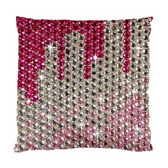 Mauve Gradient Rhinestones  Twin-sided Cushion Case by artattack4all
