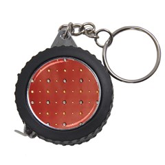 Studded Faux Leather Red Measuring Tape by artattack4all