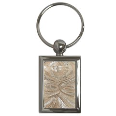 Tri-colored Bling Design Key Chain (rectangle) by artattack4all