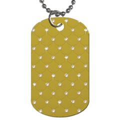 Gold Diamond Bling  Twin-sided Dog Tag by artattack4all