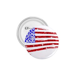 Sparkling American Flag Small Button (round) by artattack4all