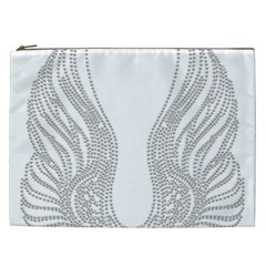 Angel Bling Wings Cosmetic Bag (xxl) by artattack4all