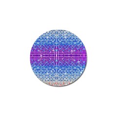 Rainbow Of Colors, Bling And Glitter Golf Ball Marker by artattack4all