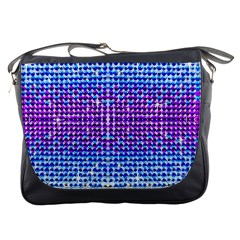 Rainbow Of Colors, Bling And Glitter Messenger Bag by artattack4all