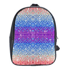 Rainbow Of Colors, Bling And Glitter School Bag (xl) by artattack4all