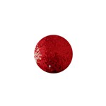 Sequin and Glitter Red Bling Mini Magnet (Round)
