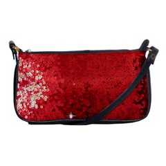 Sequin And Glitter Red Bling Evening Bag