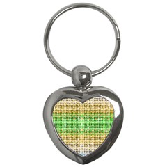 Diamond Cluster Color Bling Key Chain (heart) by artattack4all