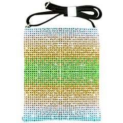 Diamond Cluster Color Bling Cross Shoulder Sling Bag by artattack4all