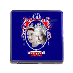 Queen Elizabeth 2012 Jubilee Year Card Reader With Storage (square) by artattack4all