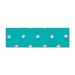 Turquoise Diamond Bling 10 Pack Bumper Sticker
