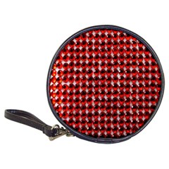Deep Red Sparkle Bling Cd Wallet by artattack4all