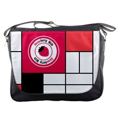 Brand Strawberry Piet Mondrian White Messenger Bag by strawberrymilk