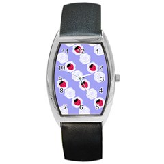 Cake Top Blueberry Barrel Style Metal Watch by strawberrymilk