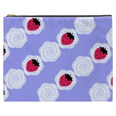 Cake Top Blueberry Cosmetic Bag (xxxl) by strawberrymilk