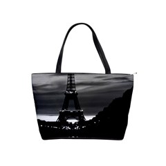 Vintage France Paris Eiffel Tower Reflection 1970 Large Shoulder Bag by Vintagephotos