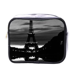 Vintage France Paris Eiffel Tower Reflection 1970 Single-sided Cosmetic Case by Vintagephotos