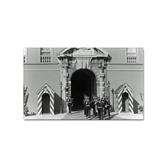 Vintage Principality Of Monaco Palace Gate And Guard 10 Pack Sticker (rectangle)