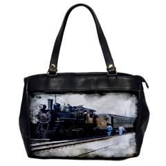 The Steam Train Single-sided Oversized Handbag by AkaBArt