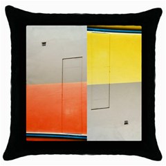 Geometry Black Throw Pillow Case by artposters