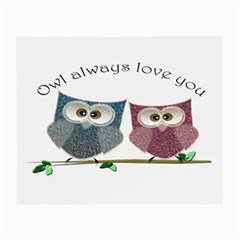 Owl Always Love You, Cute Owls Glasses Cleaning Cloth by DigitalArtDesgins