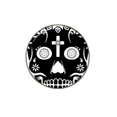Sugar Skull Golf Ball Marker 10 Pack (for Hat Clip) by asyrum