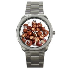 Hazelnuts Sport Metal Watch