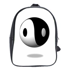 Yin Yang School Bag (xl) by hlehnerer