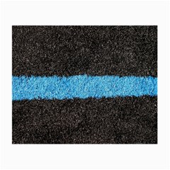 Black Blue Lawn Glasses Cloth (small, Two Sided) by hlehnerer