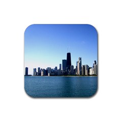Chicago Skyline Drink Coasters 4 Pack (square) by canvasngiftshop