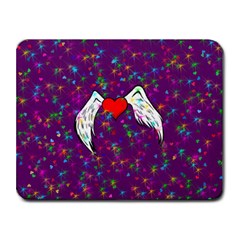 Your Heart Has Wings So Fly - Updated Small Mouse Pad (rectangle) by KurisutsuresRandoms