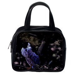 Sleeping Bird In A Tree Classic Handbag (one Side) by designsbyvee
