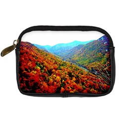 Through The Mountains Digital Camera Leather Case by Majesticmountain