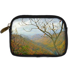 Way Above The Mountains Digital Camera Leather Case by Majesticmountain