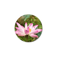A Pink Lotus Golf Ball Marker 4 Pack by natureinmalaysia