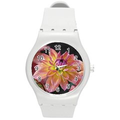 Dahlia Garden  Plastic Sport Watch (medium) by ADIStyle